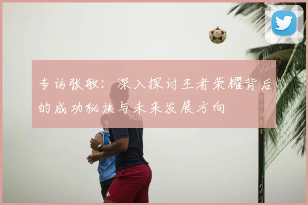 专访张敏：深入探讨王者荣耀背后的成功秘诀与未来发展方向