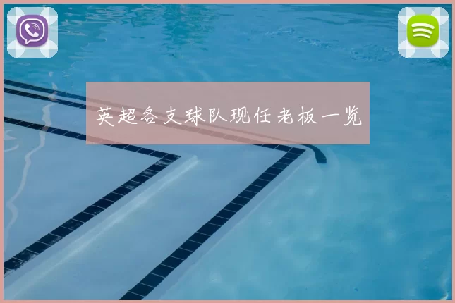 英超各支球队现任老板一览