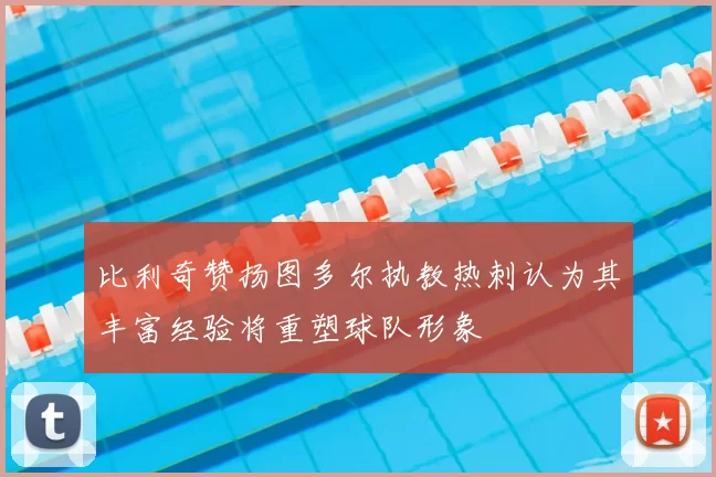比利奇赞扬图多尔执教热刺认为其丰富经验将重塑球队形象